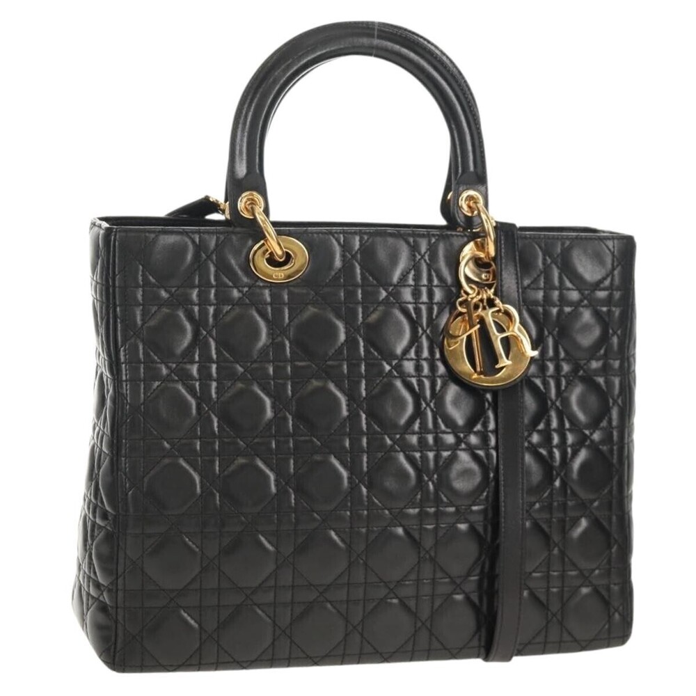 Christian Dior Lady Dior Leather Large